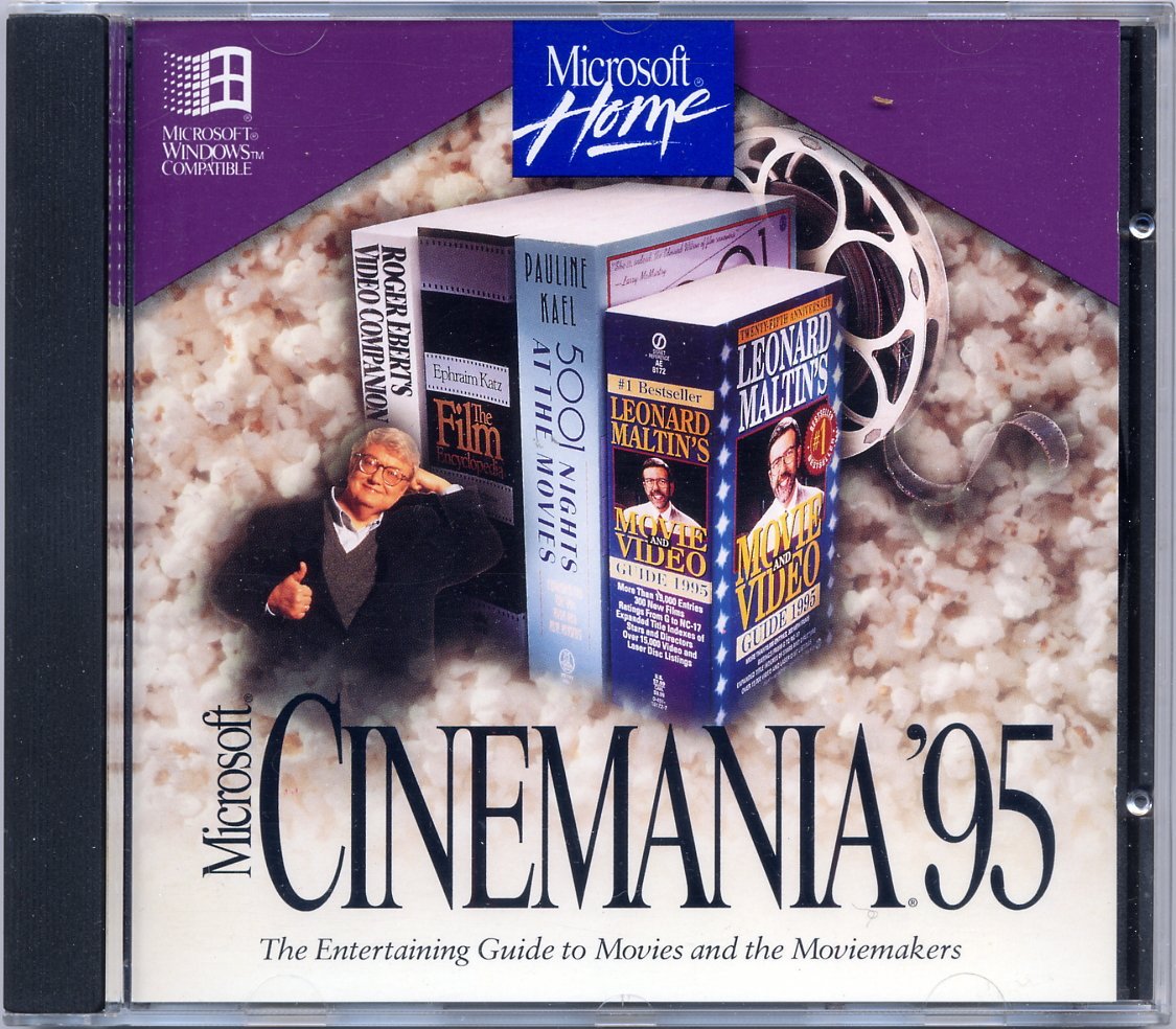 Microsoft Cinemania 95 CD Cover (1995)